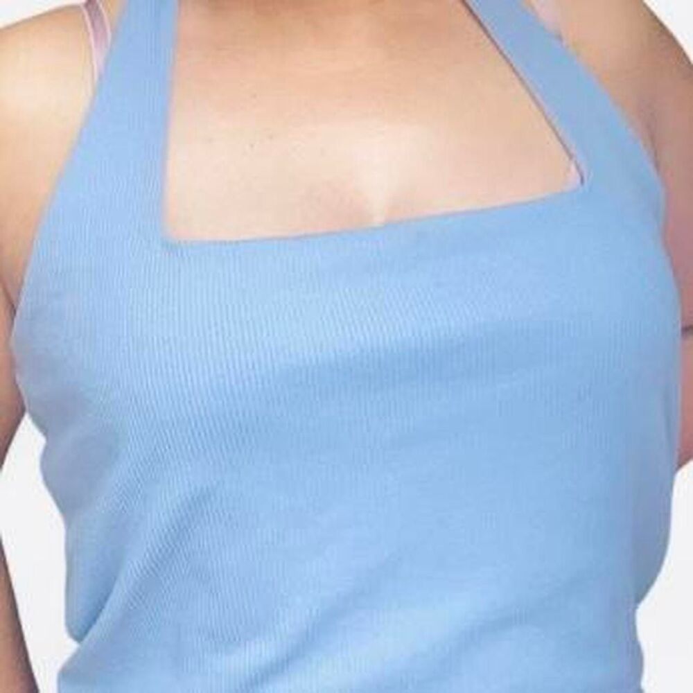 Abercrombie-fitch Women's Blue Crop-top